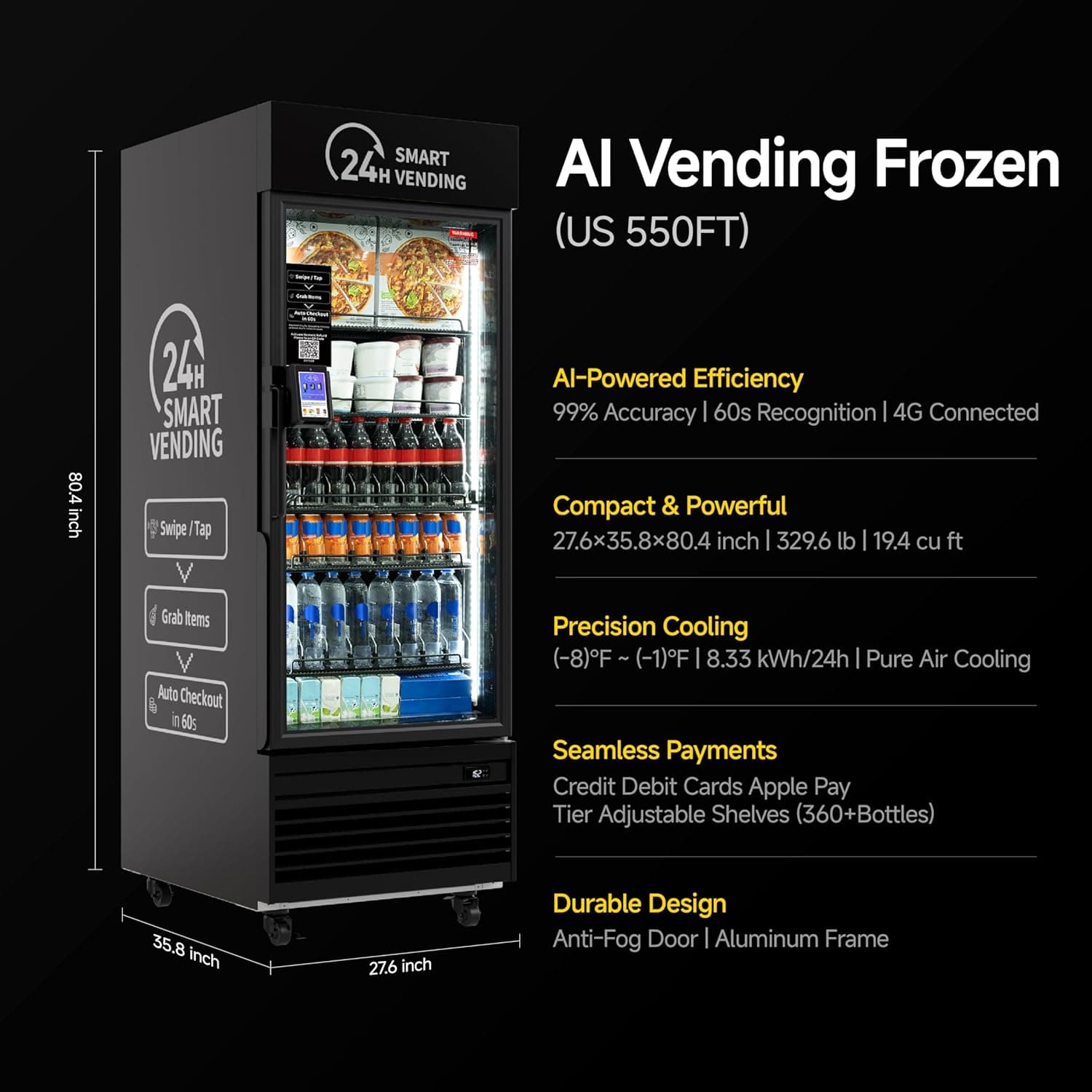 Frozen Pro spec sheet